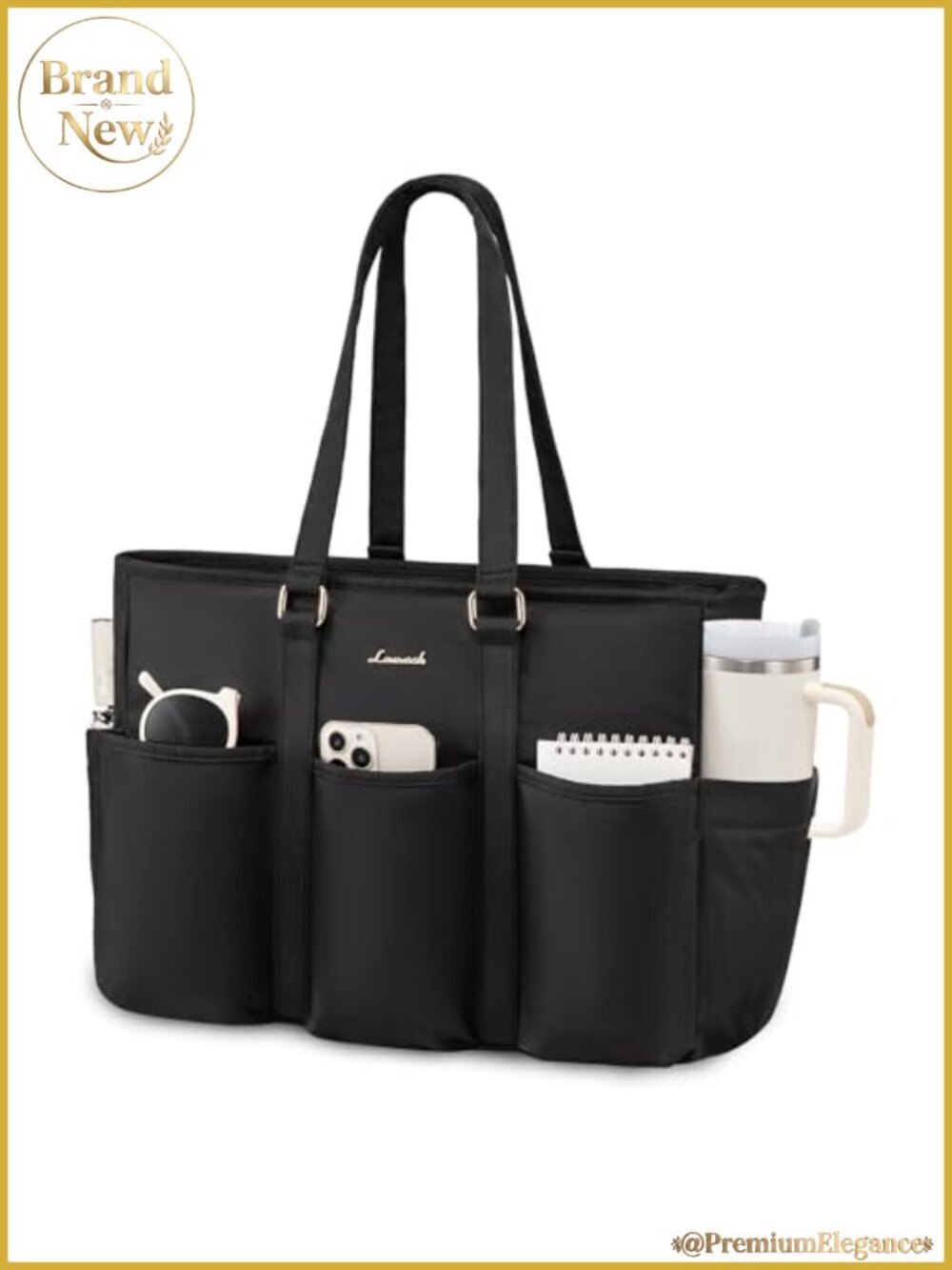 17" Laptop Tote for Women Work Teacher Nurse Professional Utility Computer Bag